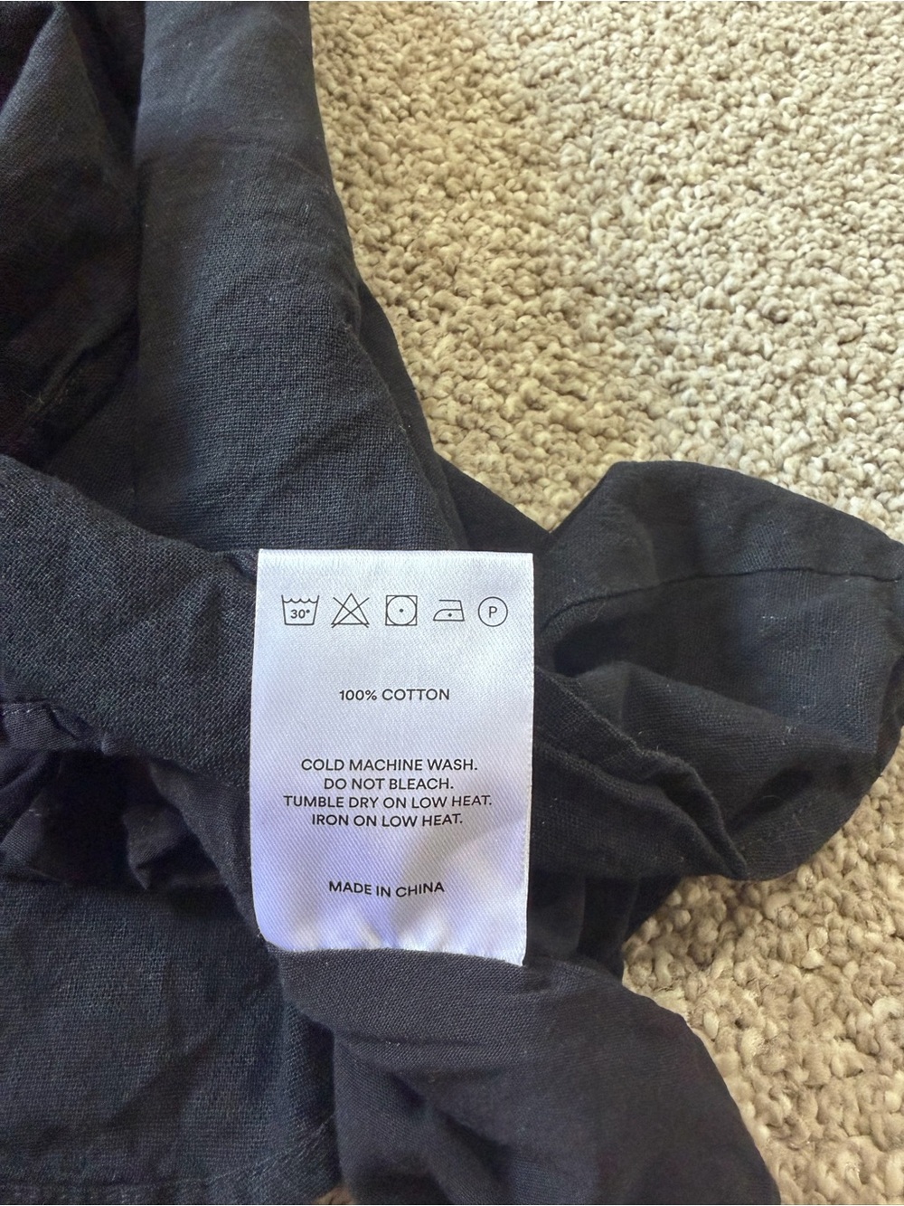Peppermayo Black Mini Dress with White Tie Detail Size 4 - Picture 7 of 8